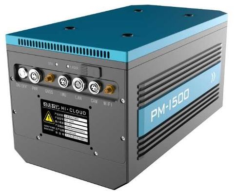 4.4kg hoge Precisie Mobiel LiDAR Systeem pm-1500 PRR100-2000kHz
