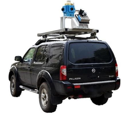119m de Mobiele LiDAR Scanner van het Onderzoekssysteem hiScan-Z met 30MP Camera Resolution