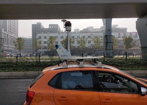 LiDAR van hiScan-c MMS Op een voertuig gemonteerde Systeemlidar Radarafbeelding
