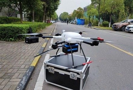 100-2000kHz hoge Precisie 5mm@50m pm-1500 UAV LiDAR Systeem voor Wegonderzoek