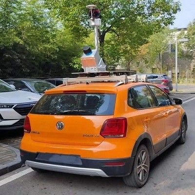 De wegopsporing integreerde Mobiel LiDAR Systeem 150/300/600m Waaier hiScan-C