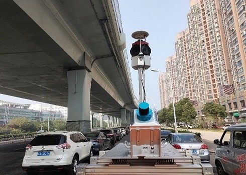 LiDAR van hiScan-c MMS Op een voertuig gemonteerde Systeemlidar Radarafbeelding