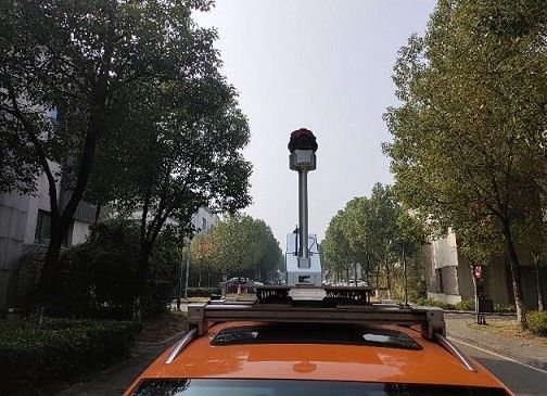 Mobiel LiDAR hiScan-c land die 5mm@40m-het Controlesysteem van de Nauwkeurigheidsmisvorming onderzoeken