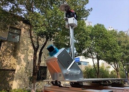 Mobiel LiDAR hiScan-c land die 5mm@40m-het Controlesysteem van de Nauwkeurigheidsmisvorming onderzoeken