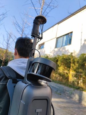 120m Handbediende Waaier/Rugzak 3D LiDAR HiSLAM voor de Bouw van Voorgevelmeting
