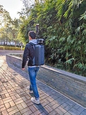 120m LiDAR van Waaierhislam voor boven Ondergrondse Ruimte Geïntegreerde Afbeelding