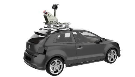 5mm@30m-LiDAR het Mobiele Land die van het Afbeeldingssysteem Waaier hiScan-R onderzoeken 420m
